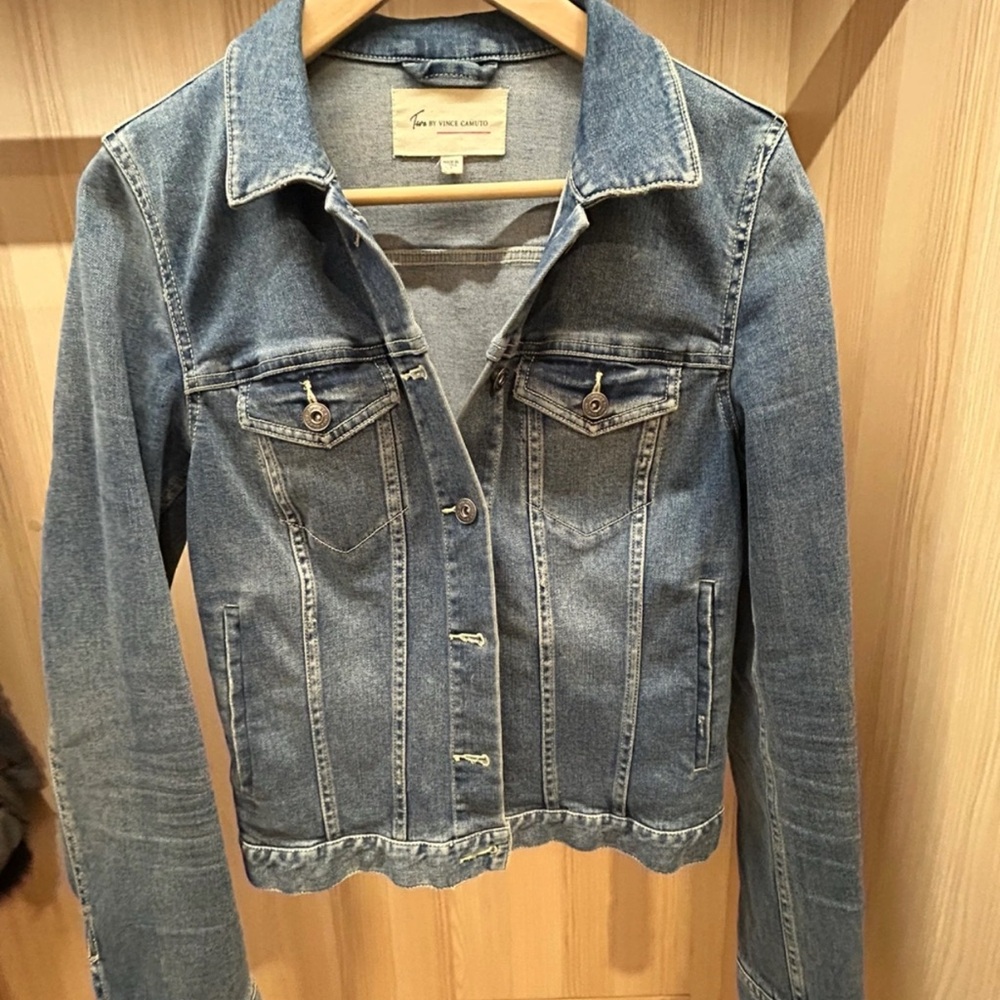 Two by Vince Camuto Blue Jean Jacket